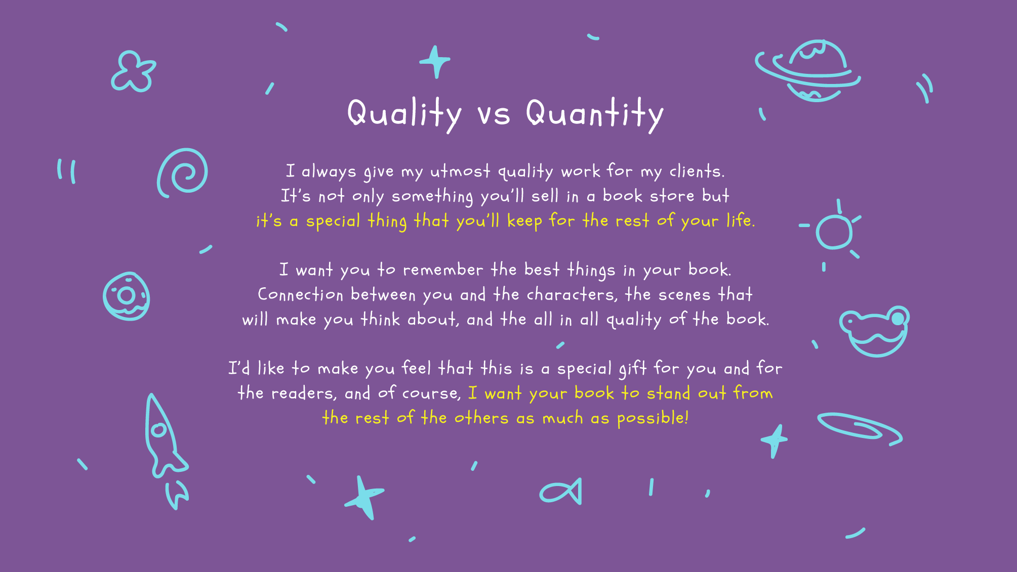 Quality vs. Quantity